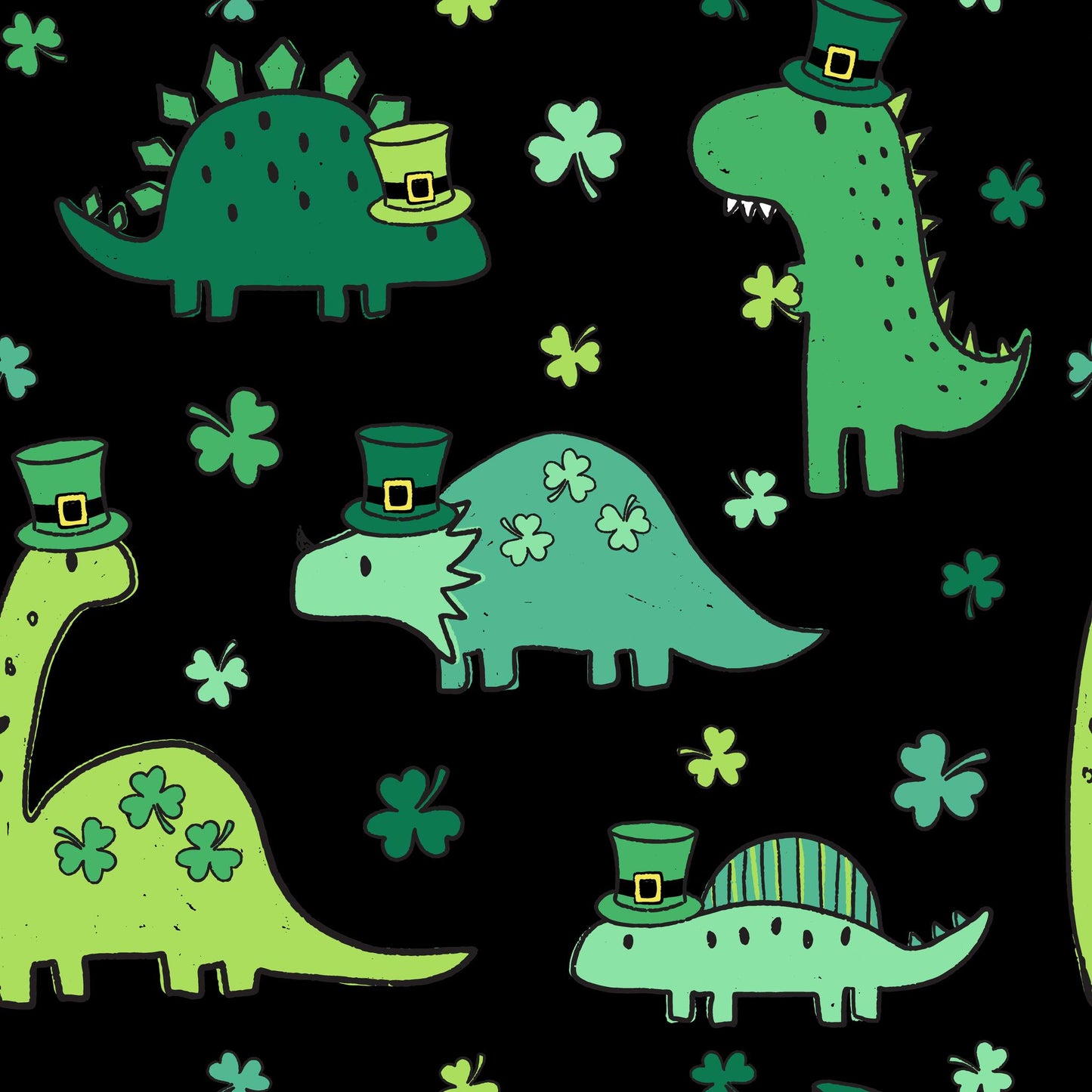 Shamrock Dino Romper